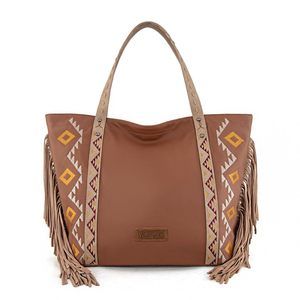 Wrangler Fringe Tote Bag Desner Purses And Handbags Western Large :>